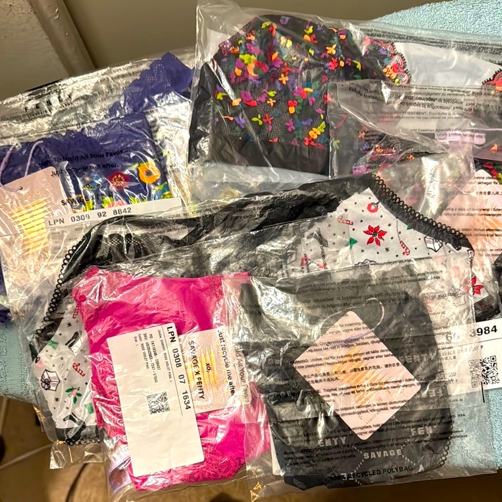 FLASH SALE !! Brand New Savage X Patterned Bralette Sets